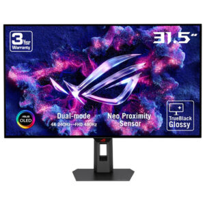 ASUS ROG Strix XG32UCWMG computer monitor 80 cm (31.5") 3840 x 2160 Pixels 4K Ultra HD OLED Zwart