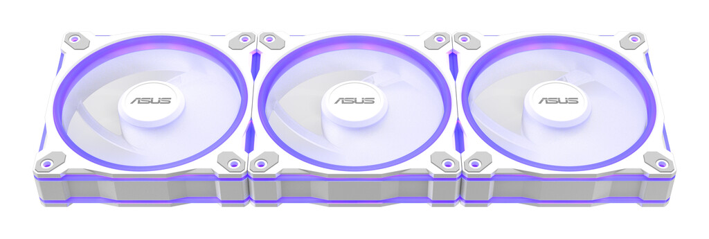 ASUS Prime MR120 Fan ARGB Reverse White 3in1 Computer behuizing Ventilator 12 cm Wit 3 stuk(s) - Afbeelding 4