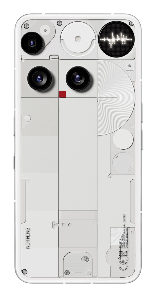 Nothing Phone (3) 16,9 cm (6.67") Dual SIM Android 15 5G 12 GB 256 GB 5150 mAh Wit - Afbeelding 2