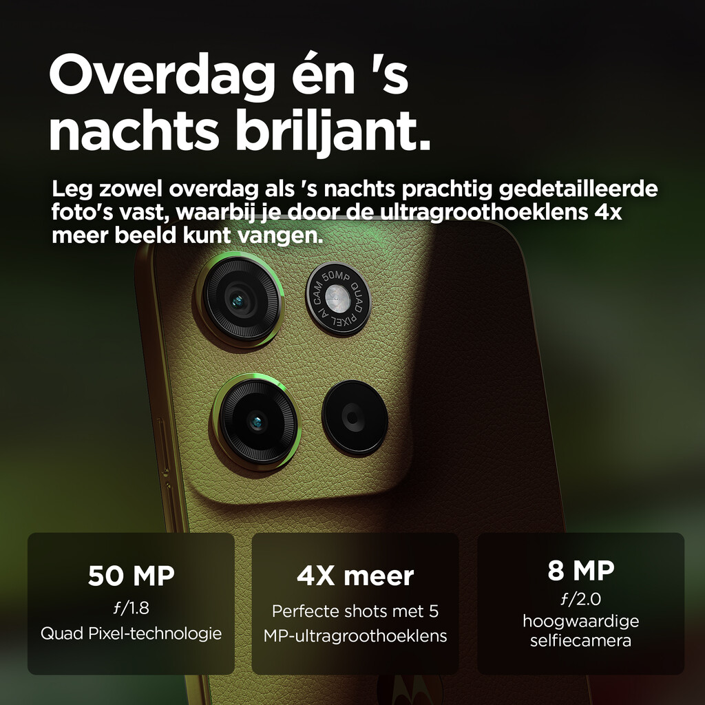 Motorola moto g15 17,1 cm (6.72") Dual SIM Android 15 4G USB Type-C 8 GB 128 GB 5200 mAh Groen - Afbeelding 7