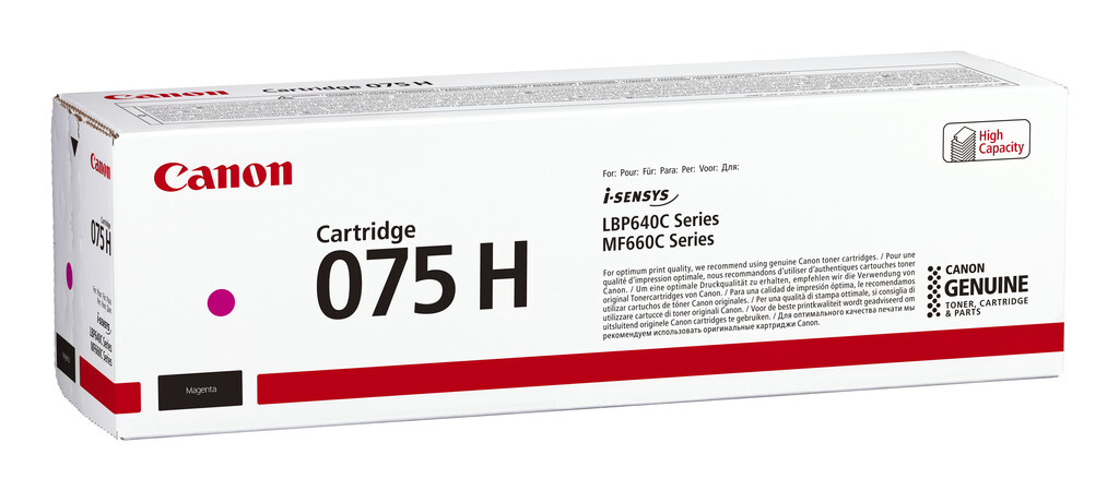 Canon 075 H tonercartridge 1 stuk(s) Origineel Magenta - Afbeelding 3