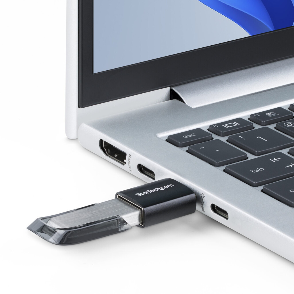 StarTech.com USB-C naar USB-A Adapter, USB 5Gbps, 3A, USB-C Male naar USB-A Female Converter, Duurzame Metalen Behuizing - Thun - Afbeelding 3