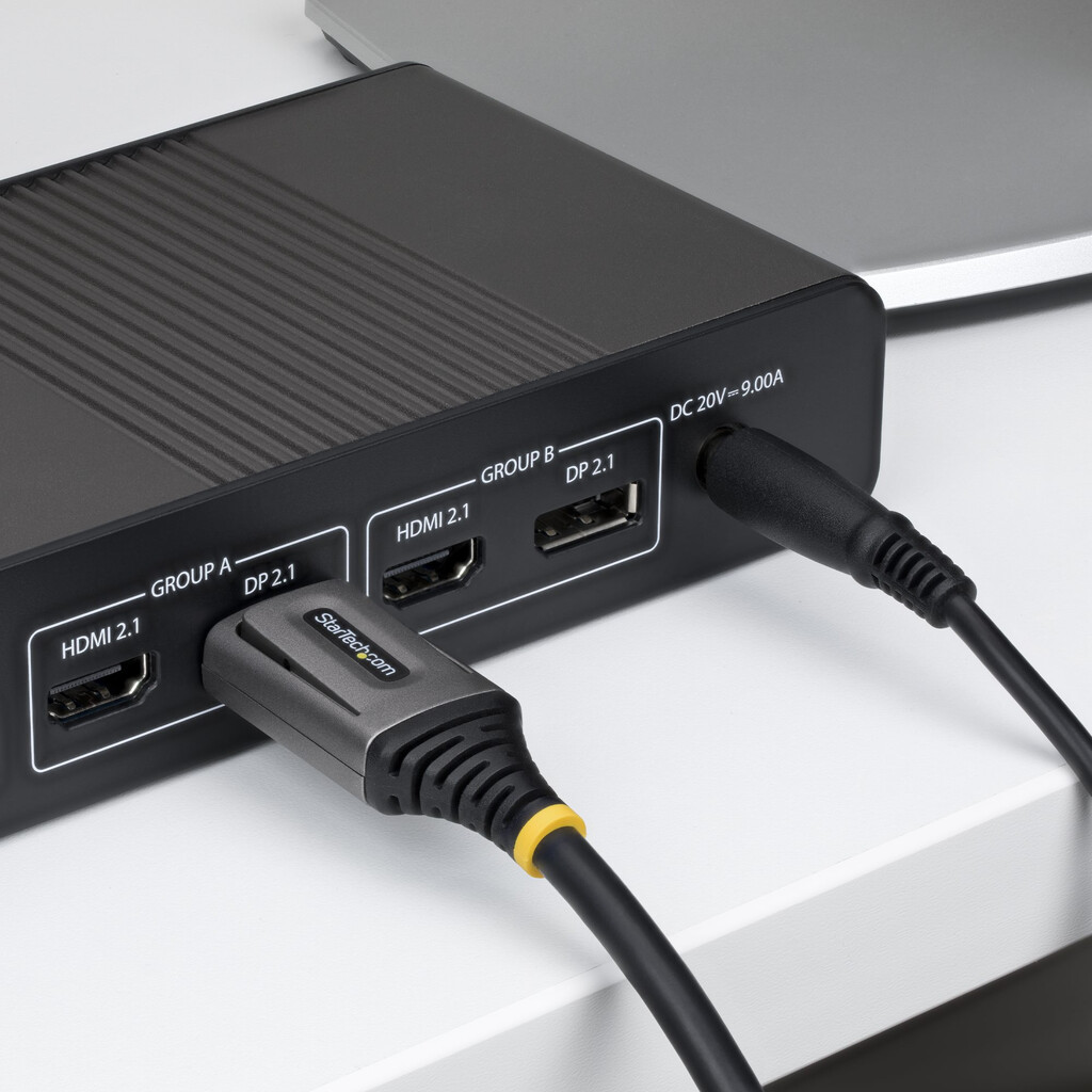 StarTech.com 2m DisplayPort 2.1 Kabel, VESA Gecertificeerde DP80 DisplayPort Kabel, Ongecomprimeerde 10K/8K 60Hz, 16K 60Hz/8K 2 - Afbeelding 7