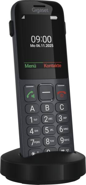 Gigaset Comfort 600 SIM 6,1 cm (2.4") 118 g Zwart, Grijs - Afbeelding 4