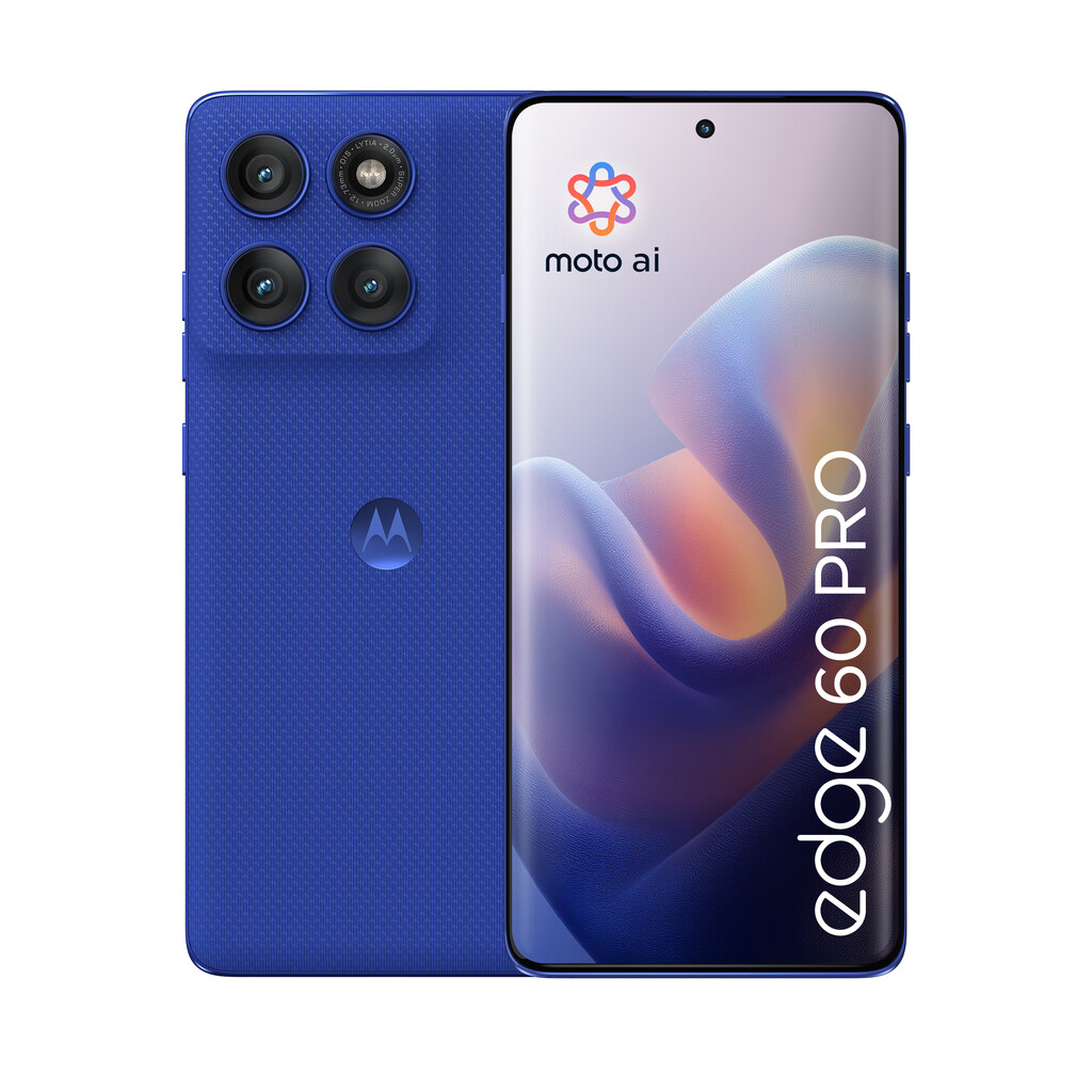 Motorola edge 60 pro 16,9 cm (6.67") Dual SIM Android 15 5G USB Type-C 12 GB 512 GB 6000 mAh Blauw