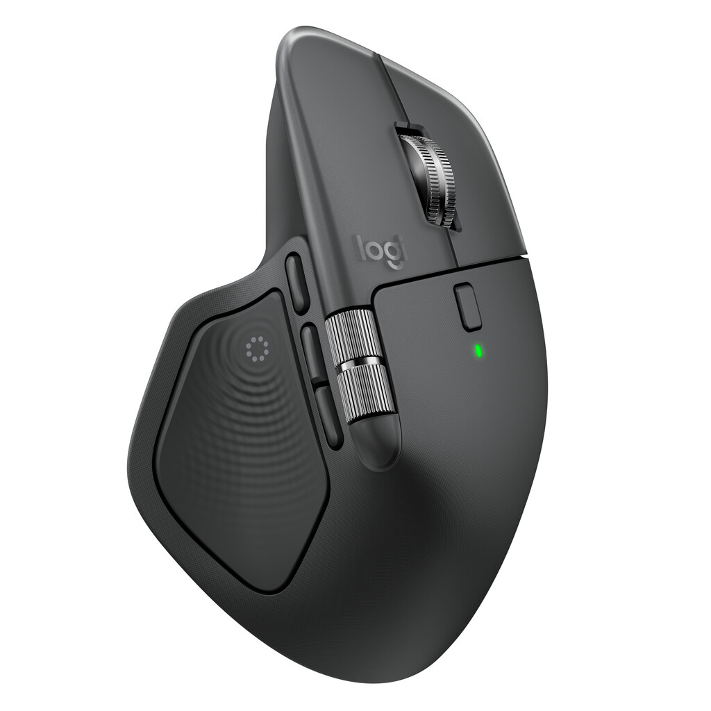 Logitech MX Master 4 muis Kantoor Rechtshandig RF-draadloos + Bluetooth Laser 8000 DPI