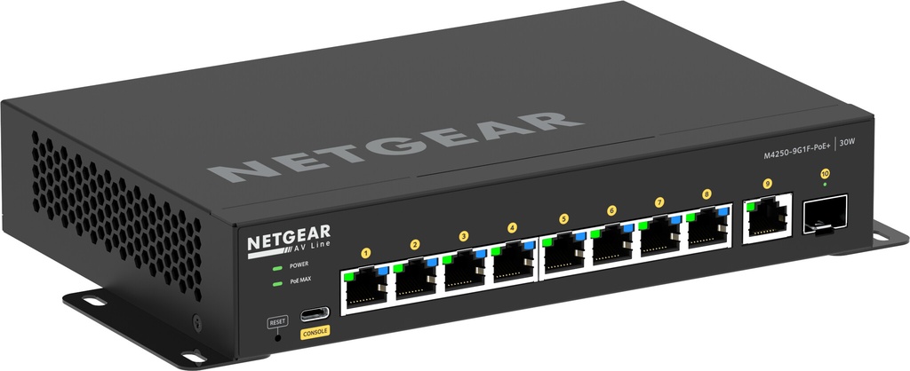 NETGEAR GSM4210PD Managed L2/L3 Gigabit Ethernet (10/100/1000) Power over Ethernet (PoE) Zwart - Afbeelding 3