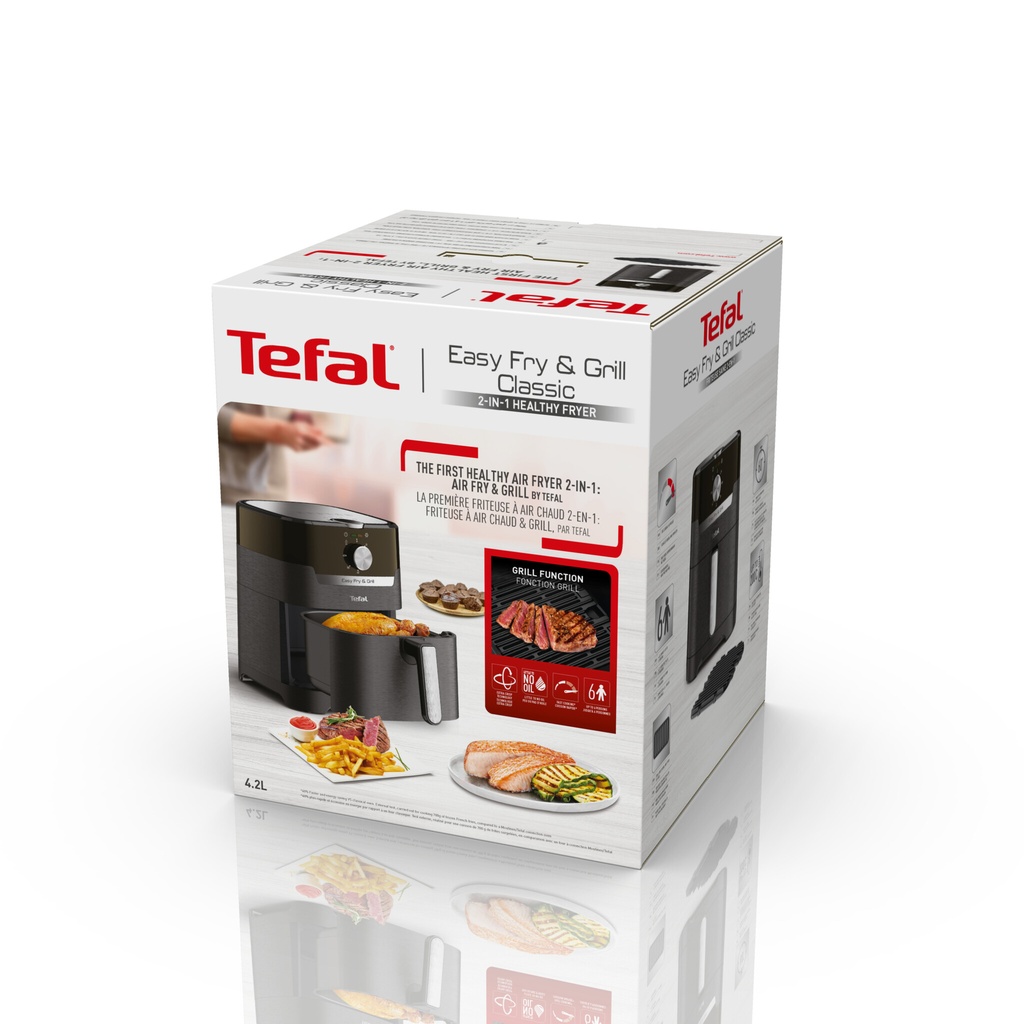 Tefal Easy Fry & Grill XL EY5018 Air fryer 2in1 - 8 programma's - 4,6 L - Afbeelding 14