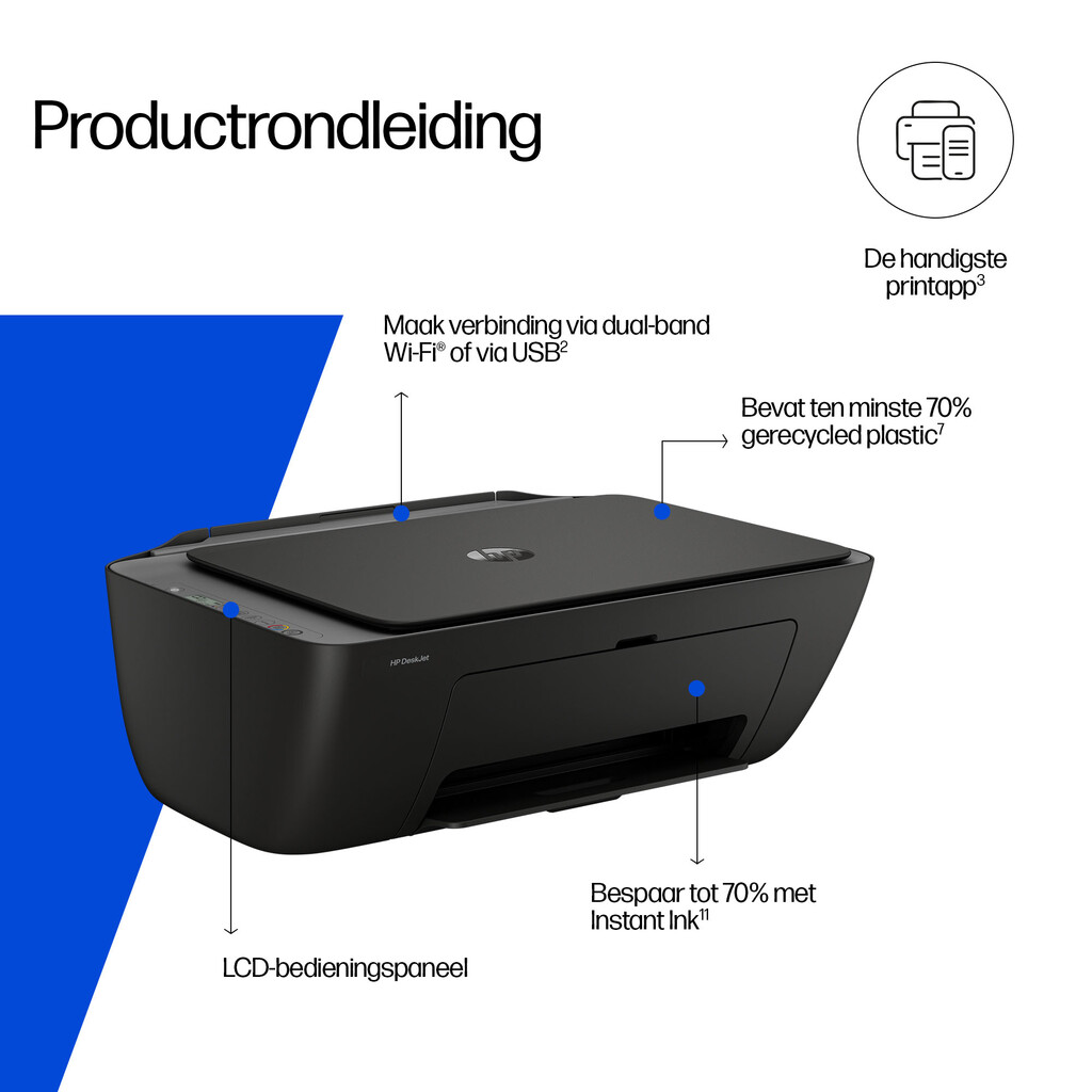 HP DeskJet 2920 Draadloos All-in-One Kleur Printer, Instant Ink - Afbeelding 21