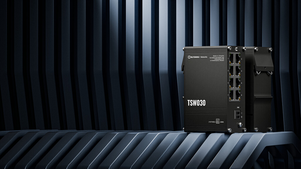 Teltonika NETWORKS TSW030 8-Port Ethernet Switch Unmanaged Fast Ethernet (10/100) Zwart - Afbeelding 8