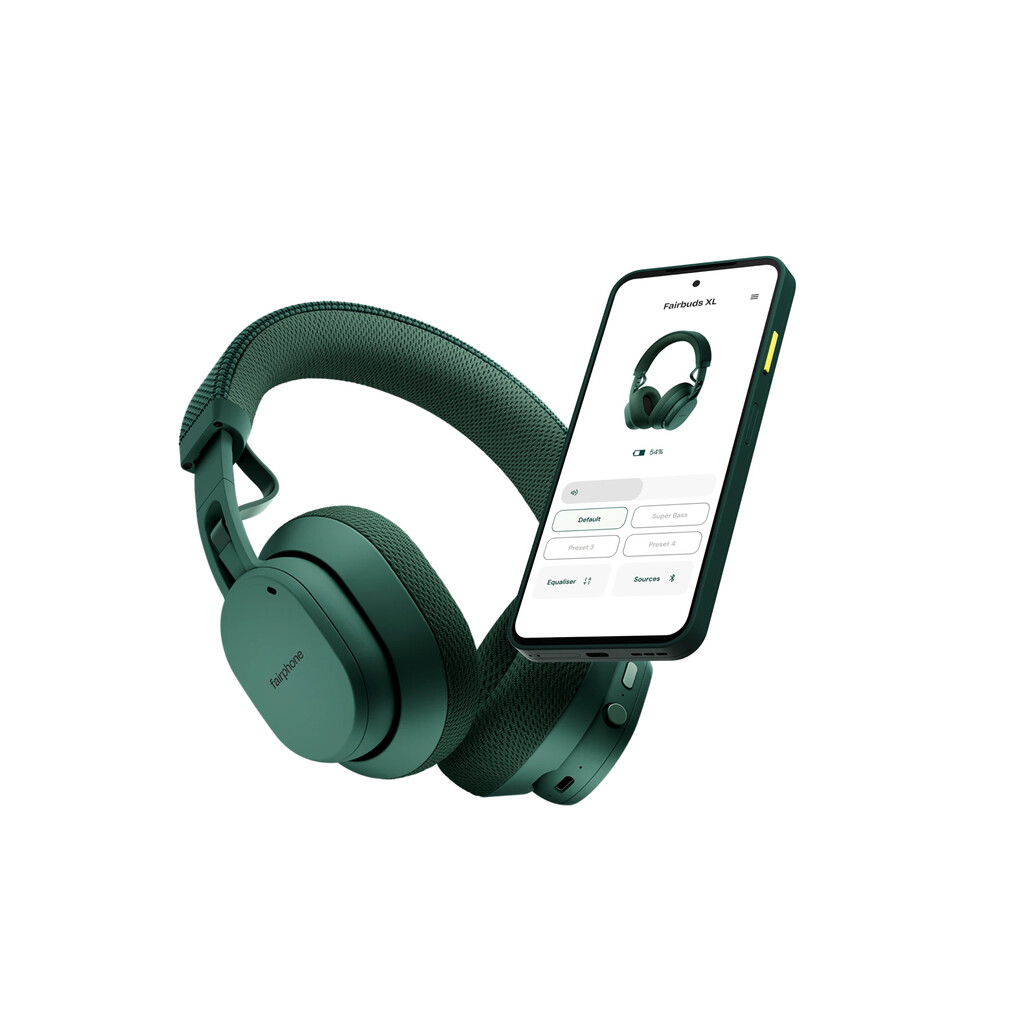 Fairphone Fairbuds XL Headset Draadloos Hoofdband Oproepen/muziek USB Type-C Bluetooth Groen - Afbeelding 6