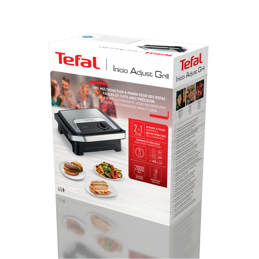Tefal Inicio Adjust GC272D paninimaker & grill - Afbeelding 13