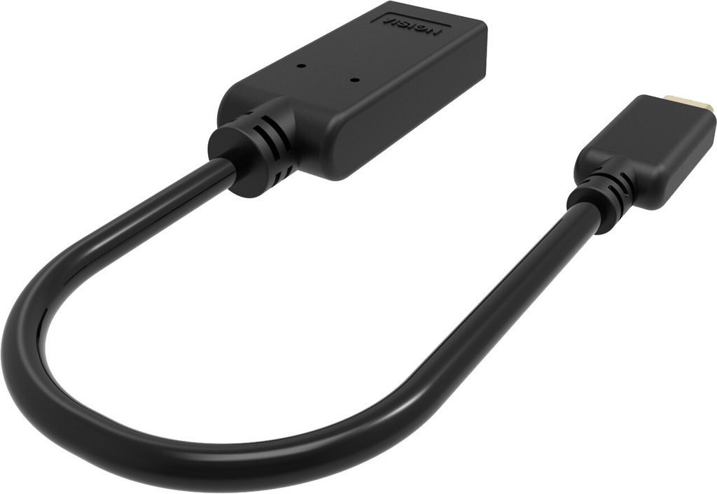 Vision TC-USBCHDMI/BL video kabel adapter USB Type-C HDMI Type A (Standaard) Zwart - Afbeelding 5