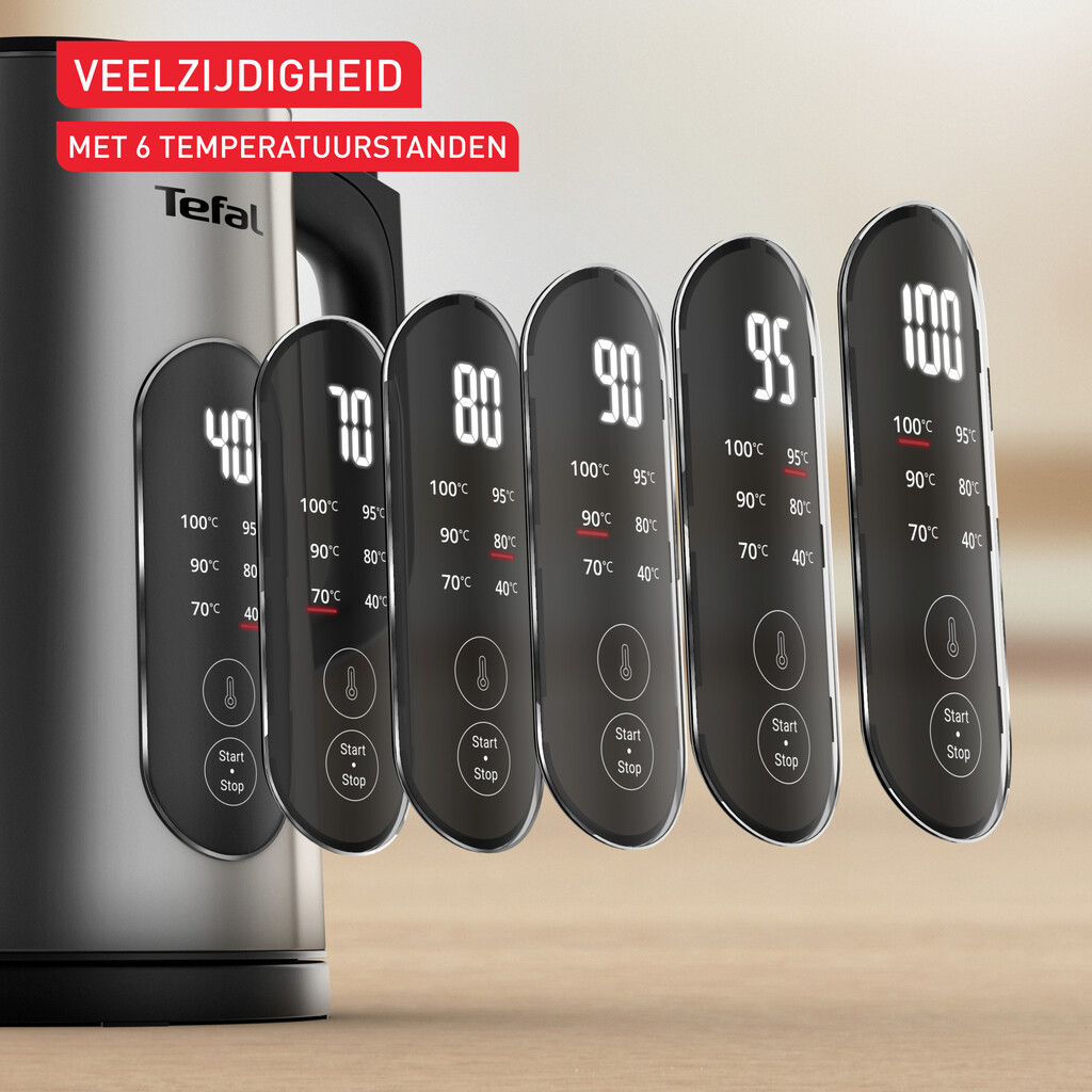 Tefal Selection KI871D waterkoker met temperatuurregeling - Afbeelding 6