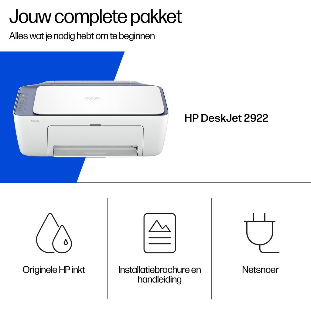 HP DeskJet 2922 Draadloos All-in-One Kleur Printer - Afbeelding 23