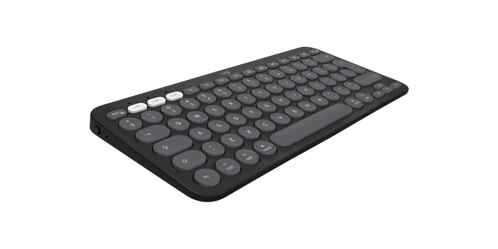 Logitech Pebble 2 Combo for Mac toetsenbord Inclusief muis Universeel RF-draadloos + Bluetooth QWERTY US International Grafiet - Afbeelding 4