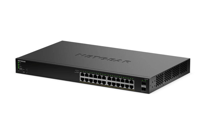 NETGEAR GS324TPv2 Managed L2/L3 Gigabit Ethernet (10/100/1000) Power over Ethernet (PoE) 1U Zwart - Afbeelding 3
