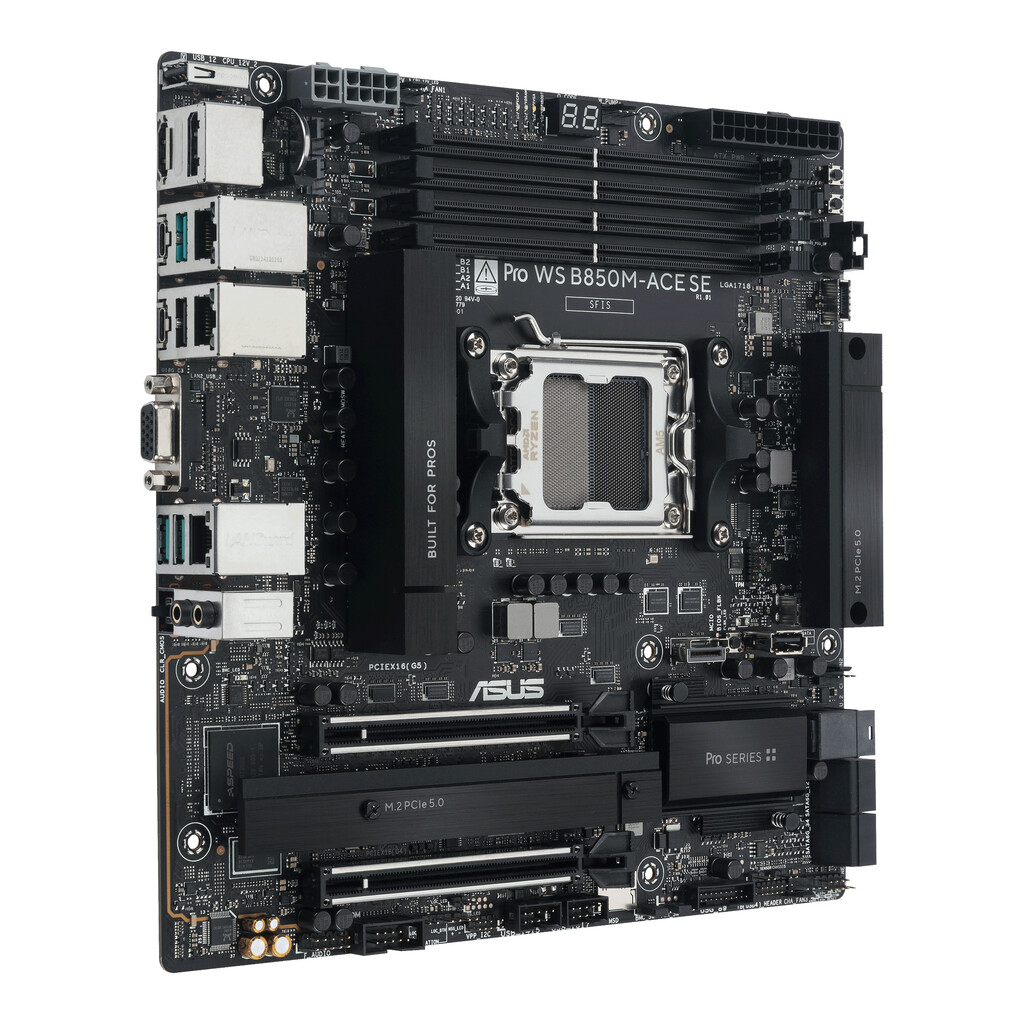ASUS PRO WS B850M-ACE SE AMD B850 Socket AM5 micro ATX - Afbeelding 2