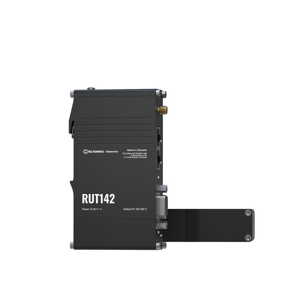 Teltonika RUT142 (EU) Ethernet router, draadloze router Fast Ethernet Single-band (2.4 GHz) Zwart