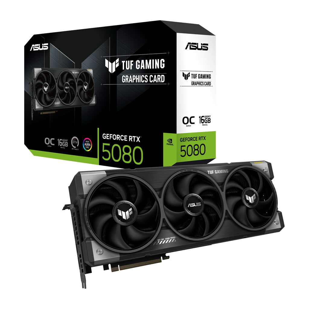ASUS TUF Gaming TUF-RTX5080-O16G-GAMING NVIDIA GeForce RTX 5080 16 GB GDDR7 - Afbeelding 9