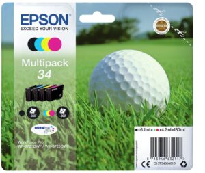 Epson Golf ball 34 Golfbal DURABrite Ultra multipack vierkleureninkt