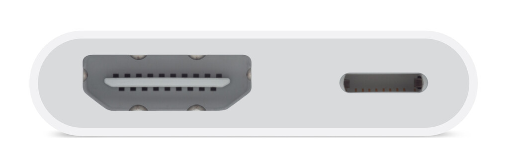 Apple MW2P3ZM/A video kabel adapter Lightning HDMI + USB Type-C Wit - Afbeelding 2