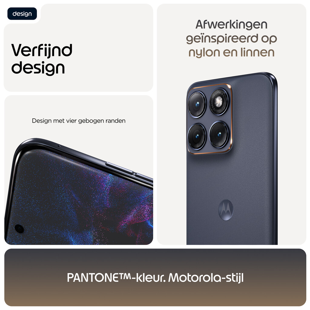 Motorola edge 70 fusion 17,2 cm (6.78") Dual SIM Android 16.0 5G USB Type-C 12 GB 256 GB 7000 mAh Zwart - Afbeelding 5