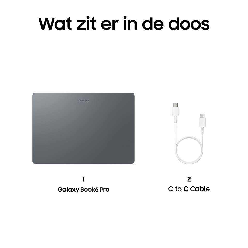 Samsung Galaxy Book6 Pro Book6 Pro 14" W11Pro U7 32GB 512GB Gray Copilot+ PC Intel Core Ultra 7 356H Laptop 35,6 cm (14") Touchs - Afbeelding 20