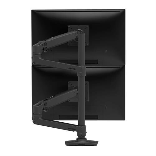 Ergotron LX Series LX Dual Stacking Arm, Tall Pole, Matte Black flat panel bureau steun 101,6 cm (40") Zwart - Afbeelding 2