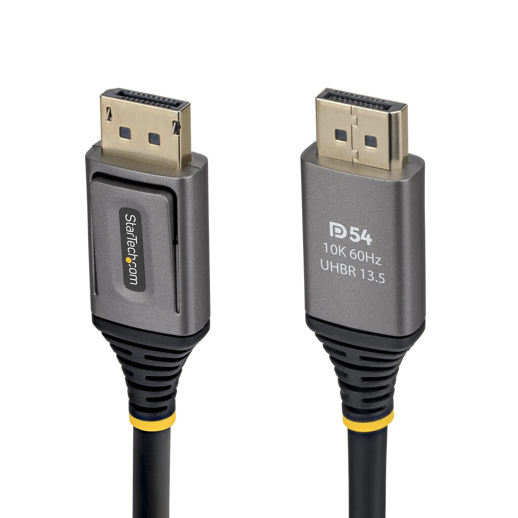 StarTech.com 50cm DisplayPort 2.1 Kabel, VESA Gecertificeerde DP54 DisplayPort Kabel, Ongecomprimeerde 8K 60Hz, 8K 144Hz/4K 240