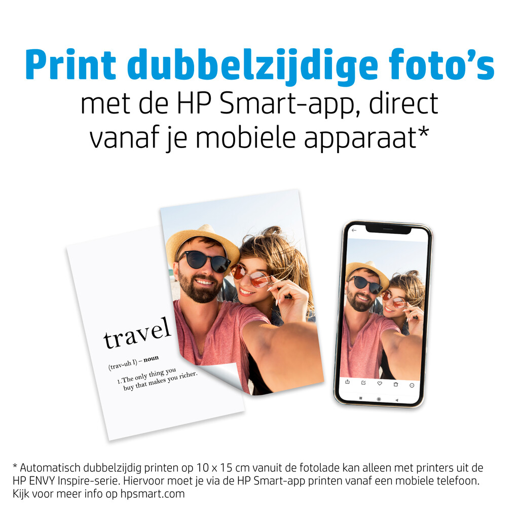 HP mat fotopapier, 180 g/m2, 10 x 15 cm (101 x 152 mm), 25 vellen - Afbeelding 3