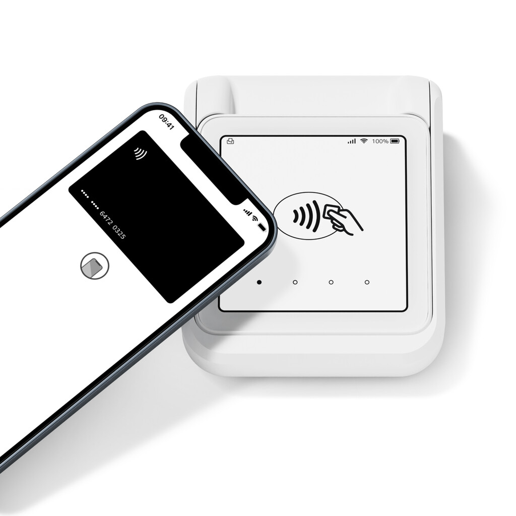 SumUp Solo smart card reader Batterij/Accu Wi-Fi + 4G Wit - Afbeelding 4