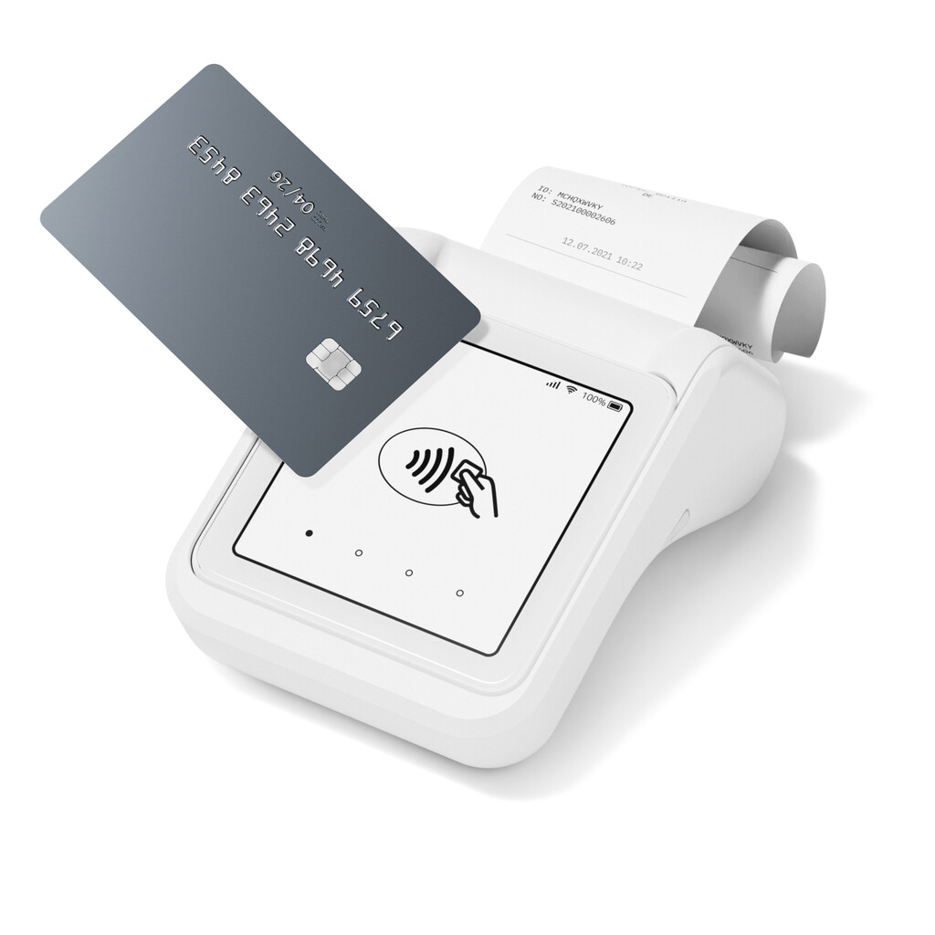 SumUp Solo smart card reader Batterij/Accu Wi-Fi + 4G Wit