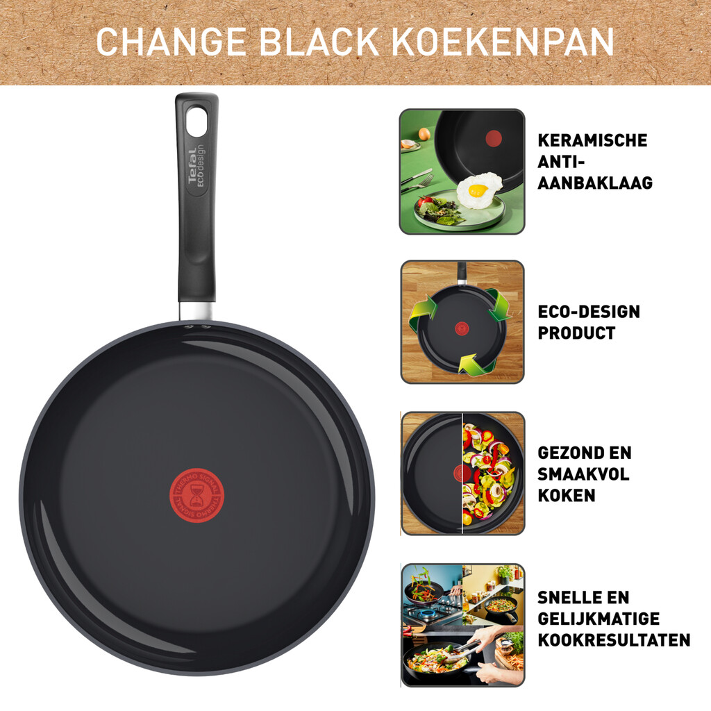 Tefal Change Black keramische koekenpan 24 cm - inductie - Afbeelding 9