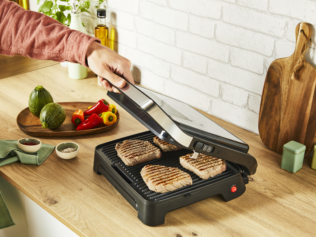 Tefal Inicio Classic Inox GC271D paninimaker & grill - Afbeelding 4