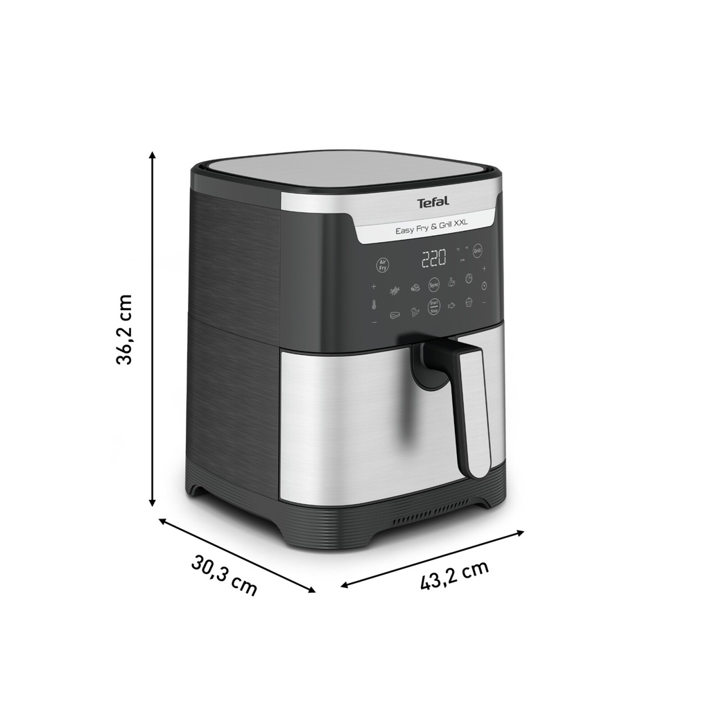 Tefal Easy Fry & Grill XXL EY801D 6,5L 2-in-1 heteluchtfriteuse - Afbeelding 9
