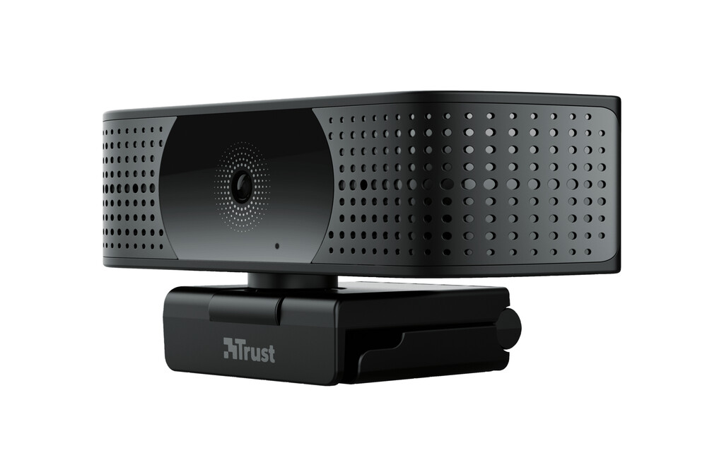 Trust Teza 4K Webcam - Ultra HD webcam – 3840 x 2160 resolutie – Dubbele microfoon – Zwart - Afbeelding 2