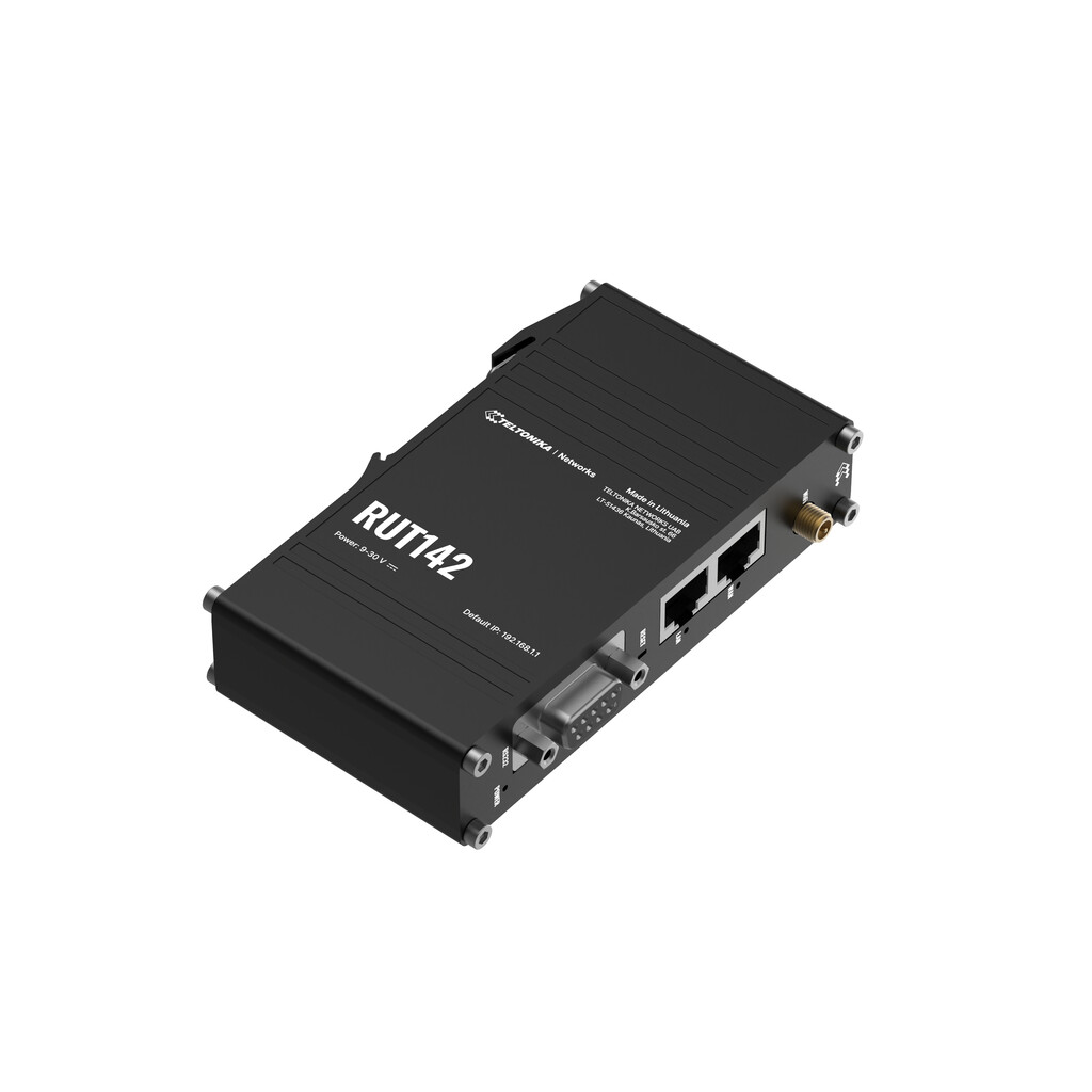 Teltonika RUT142 (EU) Ethernet router, draadloze router Fast Ethernet Single-band (2.4 GHz) Zwart - Afbeelding 6