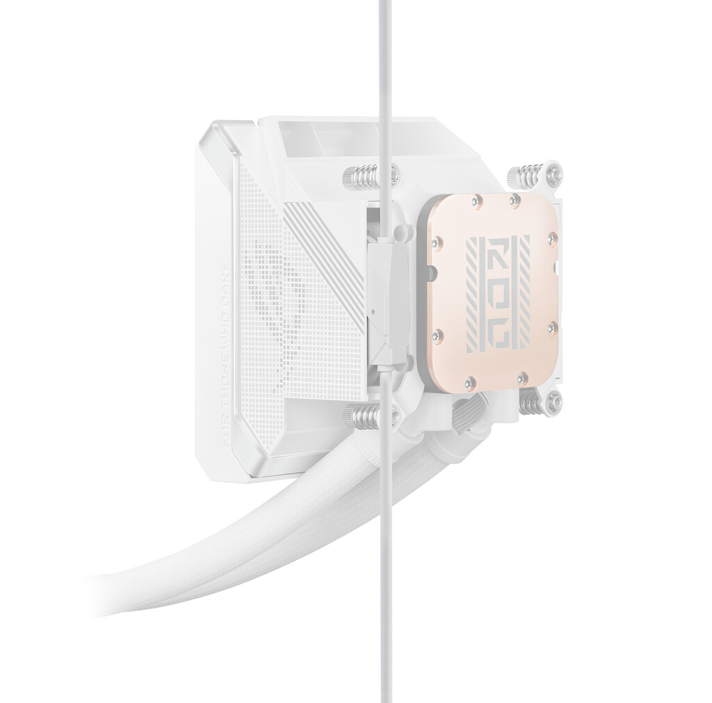 ASUS ROG Strix LC IV 360 ARGB LCD White Edition Processor Kit voor vloeistofkoeling 12 cm Wit - Afbeelding 13