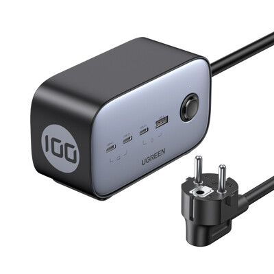 Ugreen DigiNest Pro 1 AC-uitgang(en) Type C 1,8 m 4 3680 W Zwart