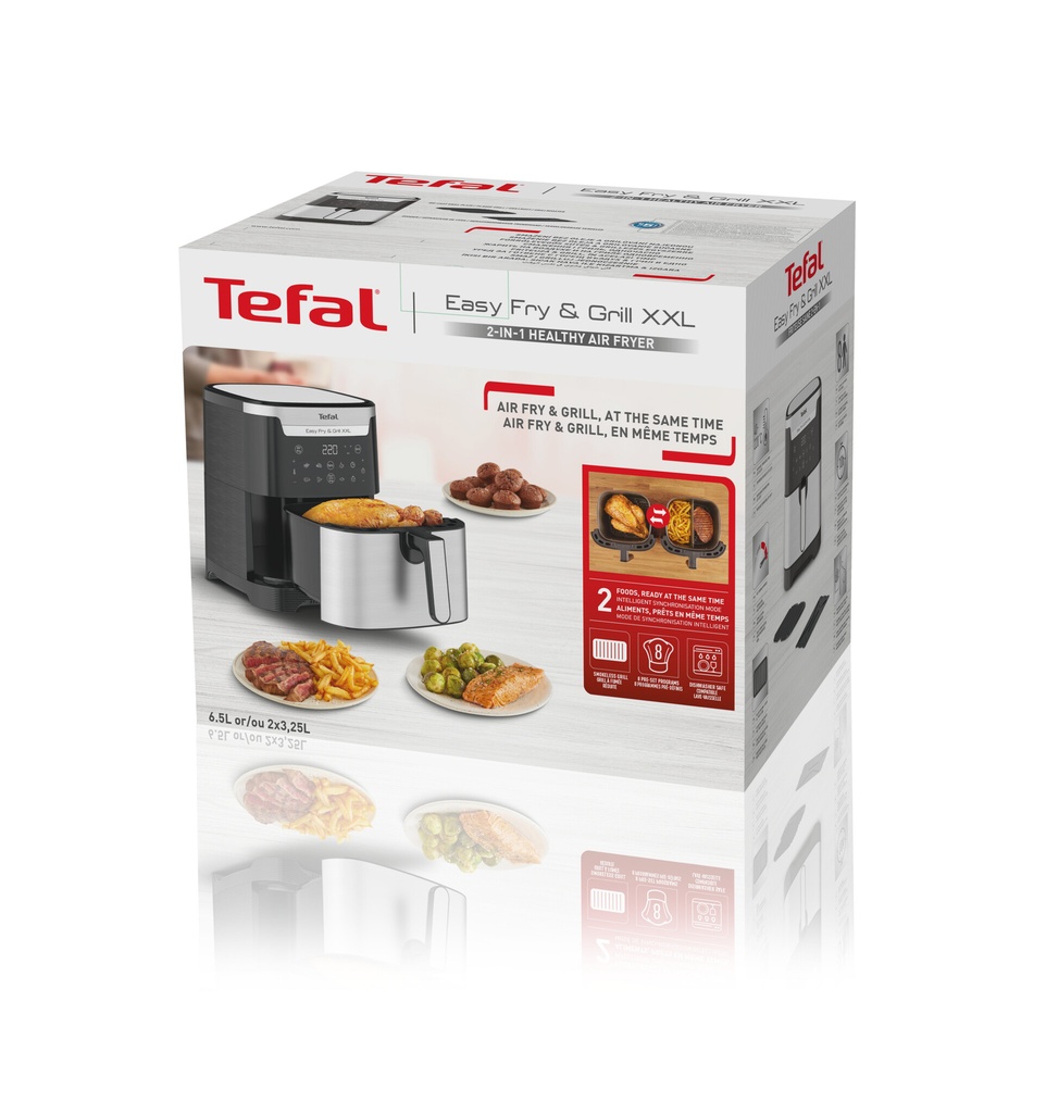 Tefal Easy Fry & Grill XXL EY801D 6,5L 2-in-1 heteluchtfriteuse - Afbeelding 12