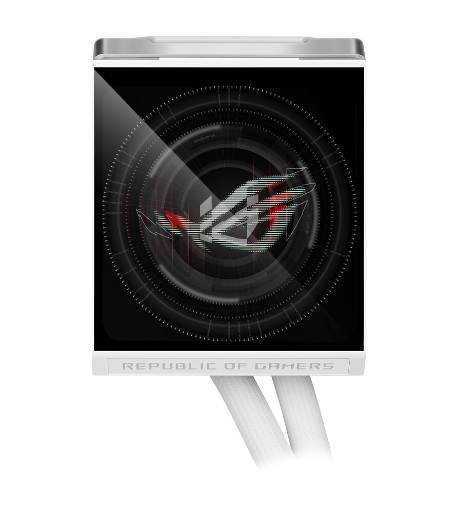 ASUS ROG Strix LC IV 360 ARGB LCD White Edition Processor Kit voor vloeistofkoeling 12 cm Wit - Afbeelding 8