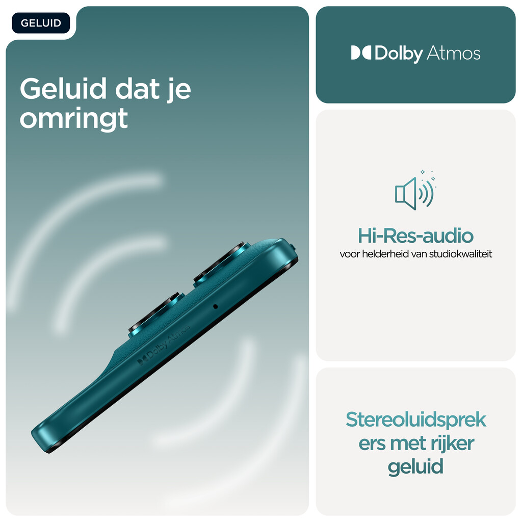 Motorola moto g77 17,3 cm (6.8") Hybride Dual SIM Android 16.0 5G USB Type-C 8 GB 256 GB 5200 mAh Groen - Afbeelding 7