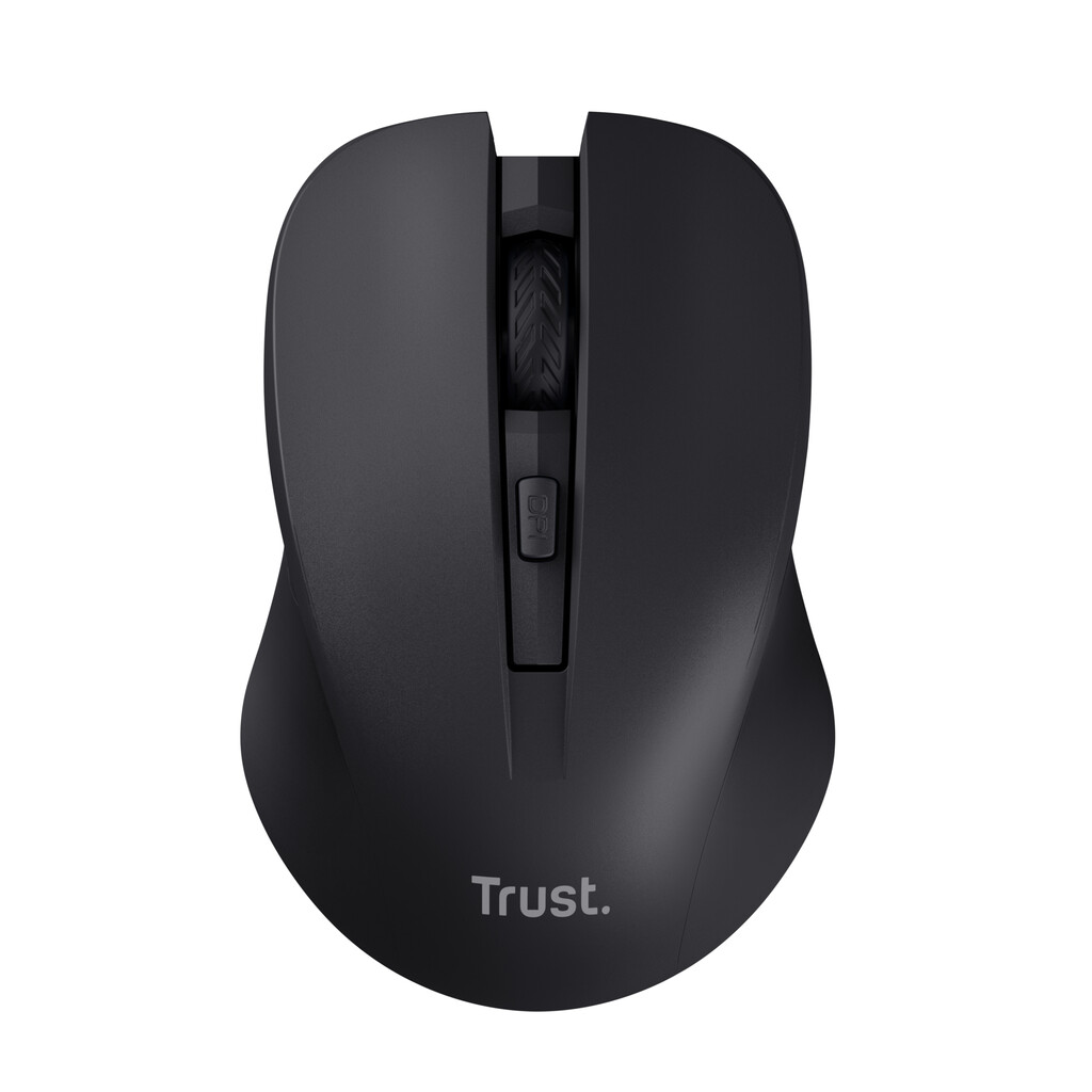 Trust Mydo Stille draadloze optische muis – draadloze muis – stille muis – Zwart - Afbeelding 3