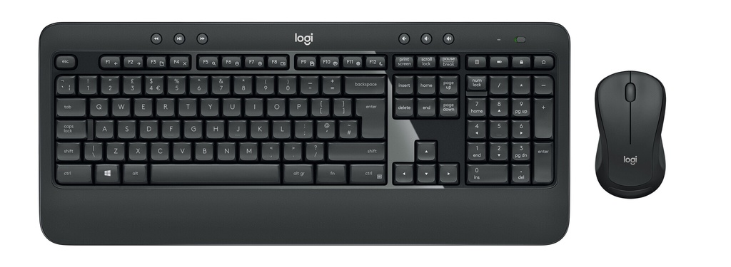 Logitech MK540 Advanced toetsenbord Inclusief muis Universeel RF Draadloos QWERTY Italiaans Zwart - Afbeelding 5