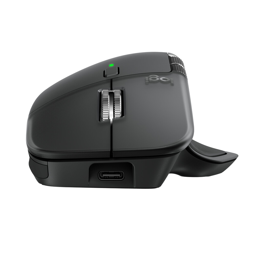 Logitech MX Master 4 muis Kantoor Rechtshandig RF-draadloos + Bluetooth Laser 8000 DPI - Afbeelding 3