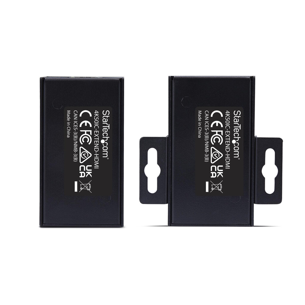 StarTech.com HDMI Extender Over CAT5e/CAT6, 4K 60Hz, Tot 60m, HDMI Transmitter/Receiver Kit, HDMI Verlenger, Power Over Cable, C - Afbeelding 4