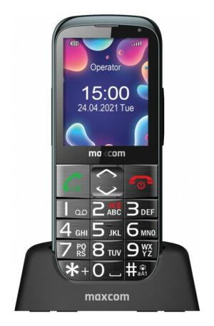 MaxCom MM724 5,59 cm (2.2") 85 g Zwart Seniorentelefoon