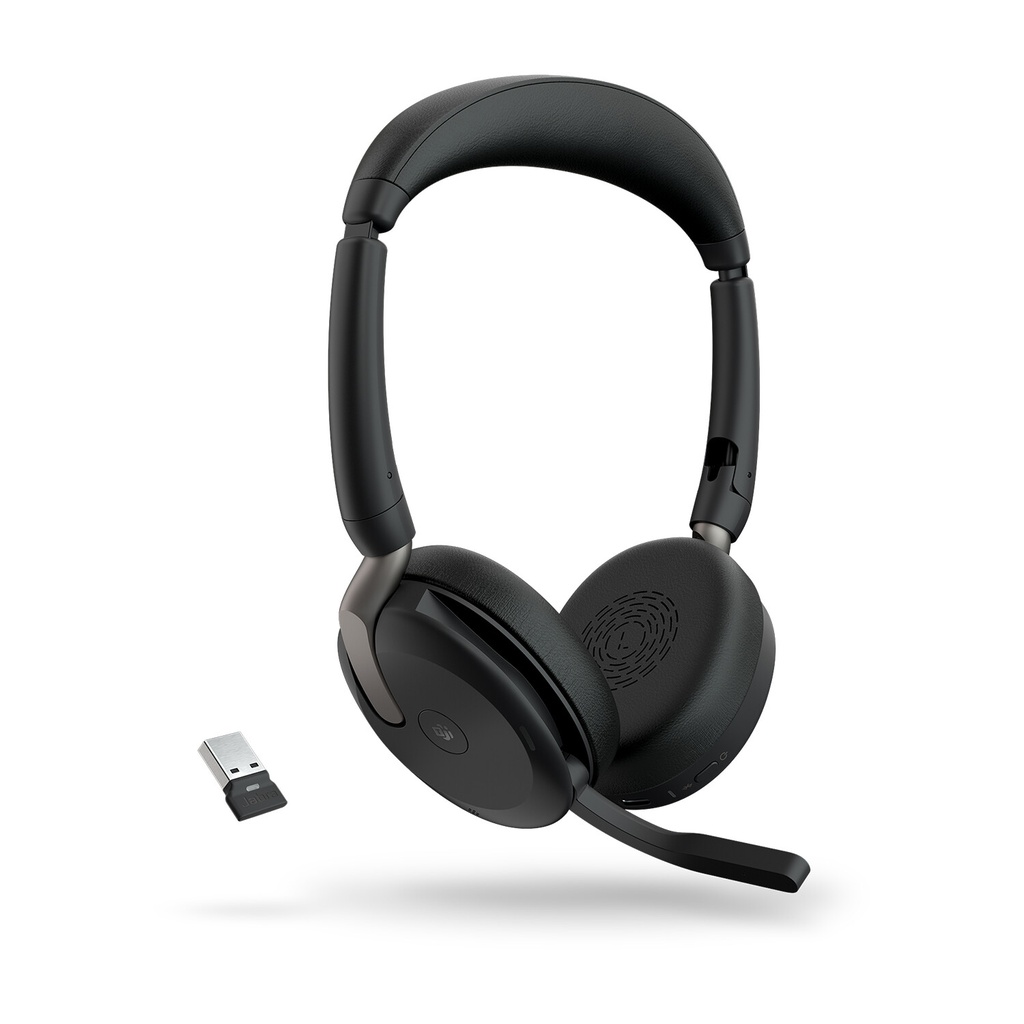 Jabra Evolve2 65 Flex Headset Draadloos Hoofdband Kantoor/callcenter USB Type-A Bluetooth Oplaadhouder - Afbeelding 2