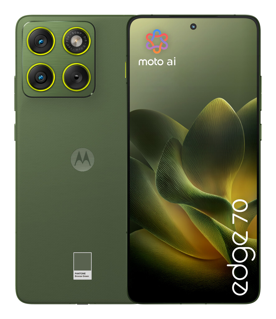 Motorola edge 70 17 cm (6.7") Dual SIM Android 16.0 5G USB Type-C 12 GB 512 GB 4800 mAh Groen